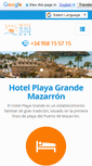 Mobile Screenshot of hotel-playagrande.com